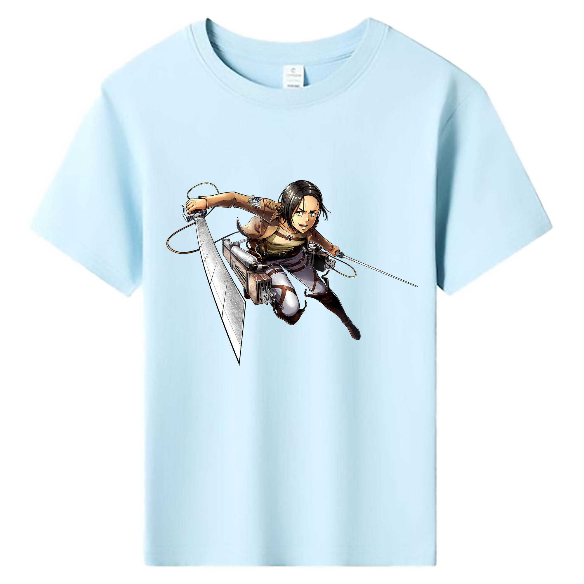 （画像用） 進撃の巨人 Attack on Titan 綿100％キッズTシャツ（フロントプリント）